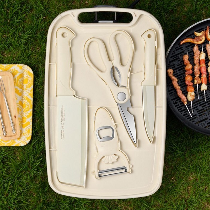 휴대용 캠핑 조리 도구 세트 화로대 식기 화로 컵