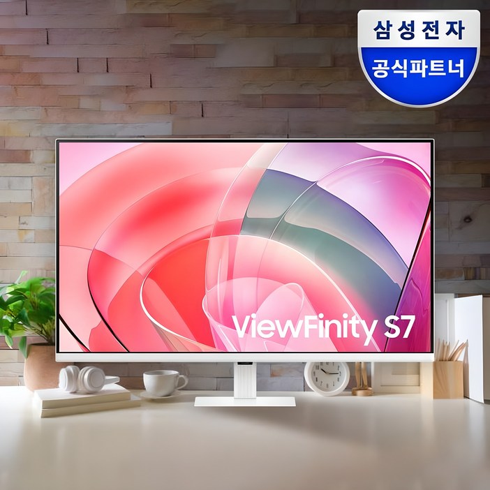 Samsung UHD 4K 32인치 고해상도 모니터 화이트