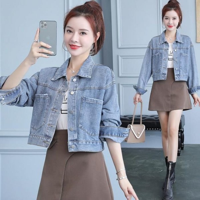 YHSHOP 여성용 봄, 가을 패션 캐주얼 재킷 가디건