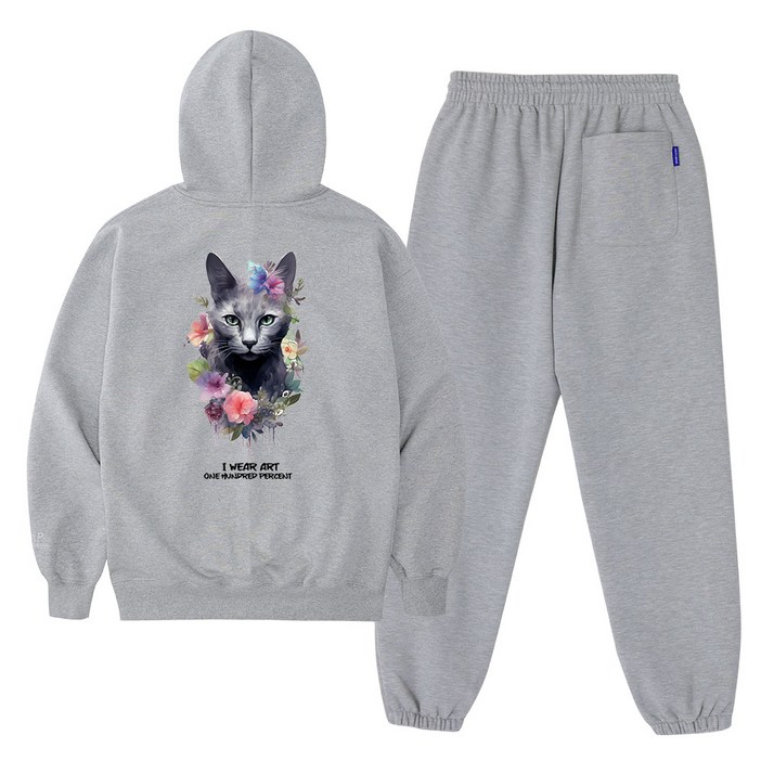 O.H.P원헌드레드퍼센트 작품을 입는다 오버핏 헤비 후드조거팬츠 셋업 BEST6