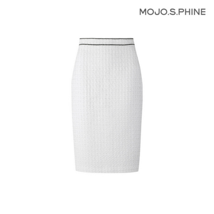 모조에스핀 팬시 H라인 스커트 IVJ241MSD108DH1412369
