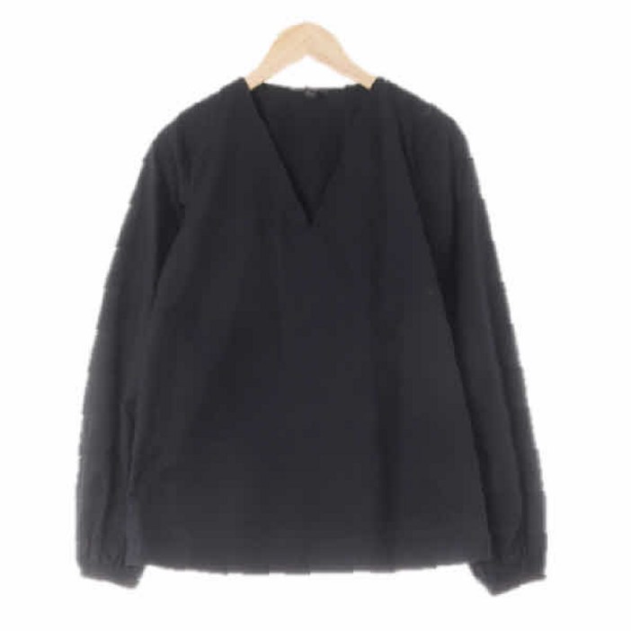 3280 COS블랙 면 브이넥A라인블라우스 15576A