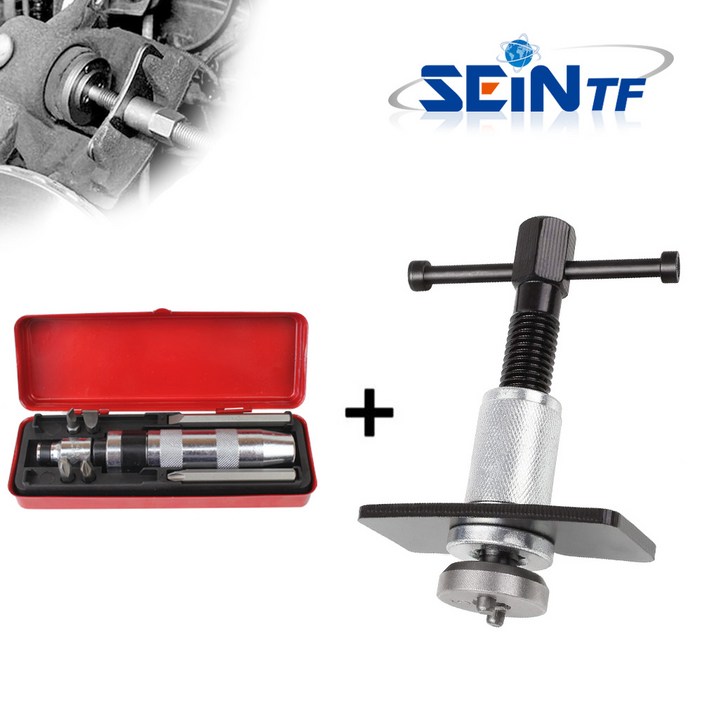 세인티에프 타격 드라이버7p 롱 + 브레이크 패드 교환기 ABS 세트 피스톤 리턴 공구 사이드 브레이크 슈 교환