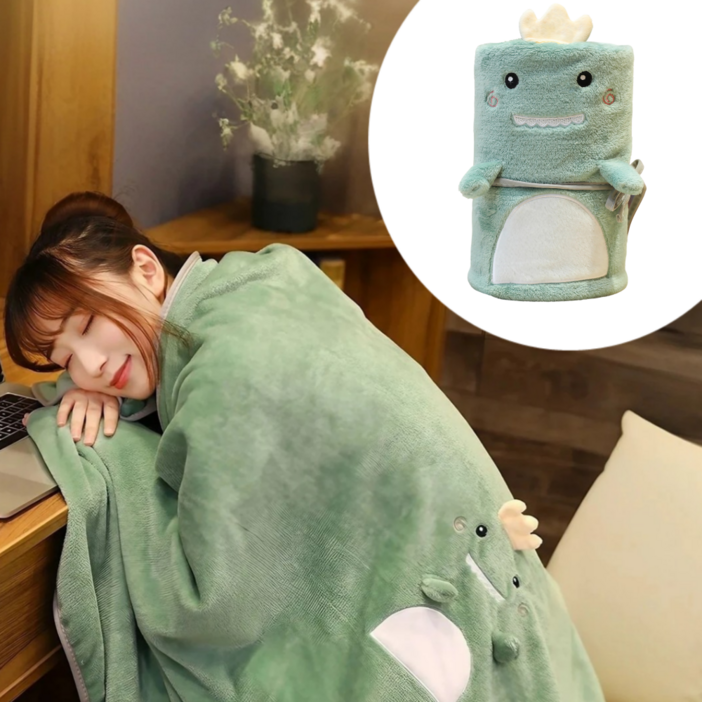 마일드하우스 귀여운 휴대용 똑딱이 소파 담요 대형