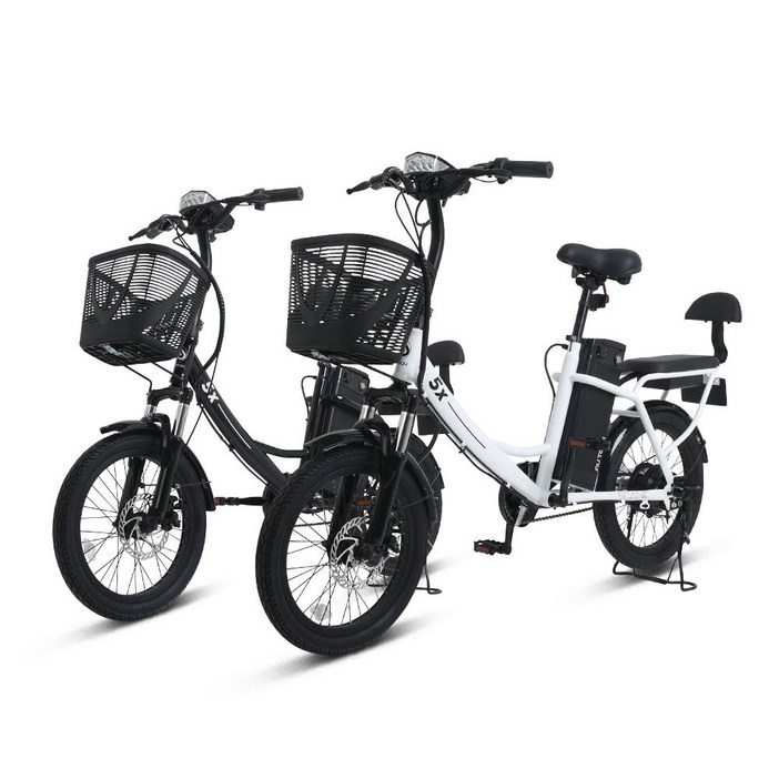 AU테크 스카닉 5X 전기자전거 미니벨로 PAS 36V 7.5Ah, 화이트