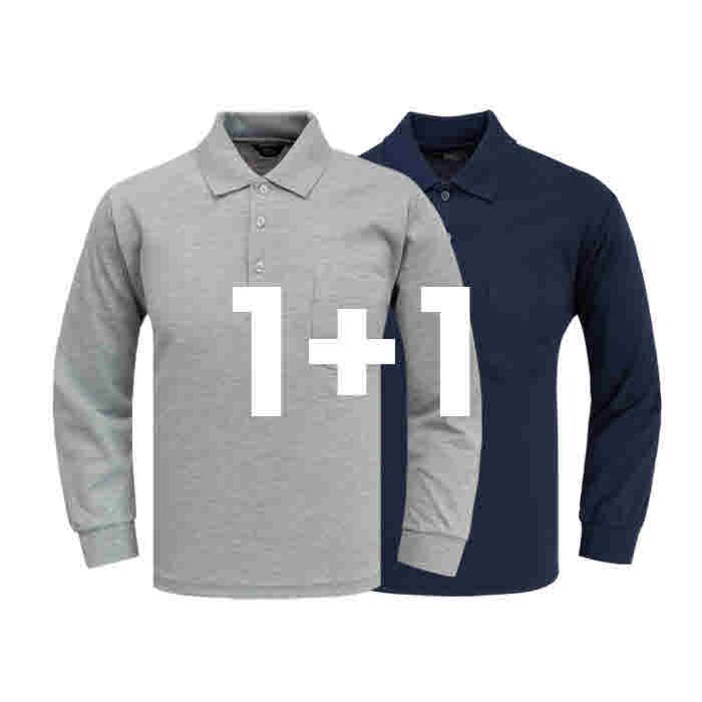 11 나인앤나인 30수 PKG 긴팔 카라티 작업복 단체복 데일리룩 봄가을