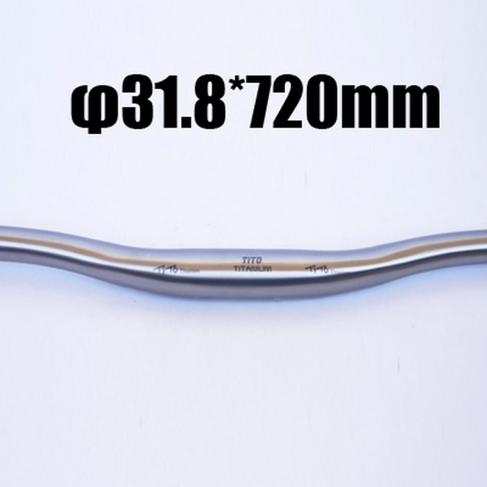Tito 티타늄 자전거 제비 핸들 바 티타늄 산악 자전거 산악 자전거 라이저 핸들 바 자전거 부품 31.8  580720mm
