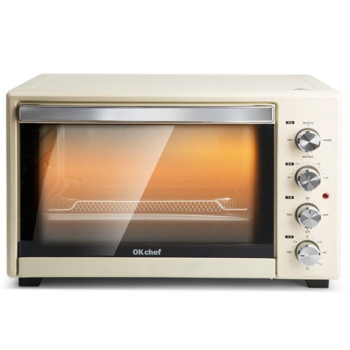 OK chef 컨벡션 에어 전기오븐45LOEO4500CW구매사은품2종 증정