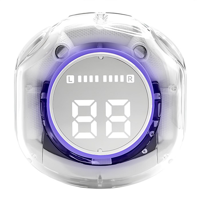디알고 키즈 LED 블루투스 청력보호 이어폰, 화이트, DRGOBT10K