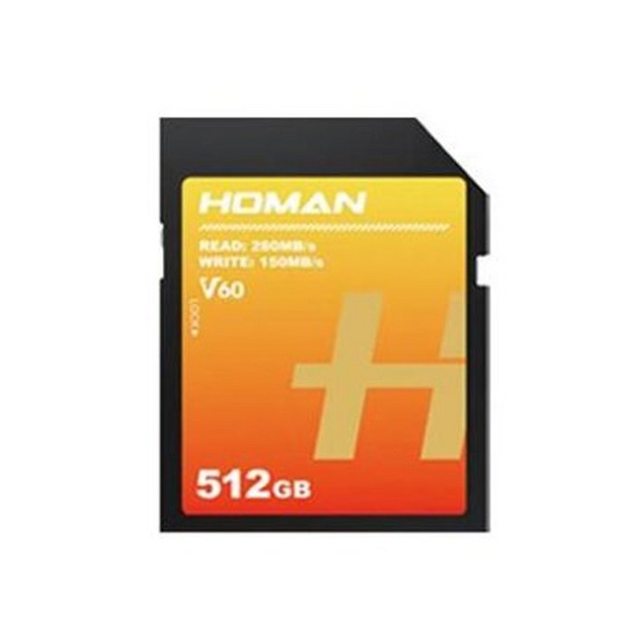 호만 UHSII V60 512GB 소니 캐논 카메라 SD카드, 512GB, 1개 호만 UHSII V60 512GB 소니 캐논 카메라 SD카드, 512GB, 1개