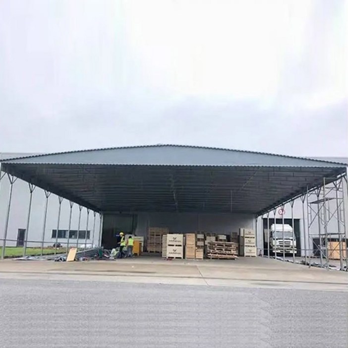 자바라천막 대형 접이식 캐노피 천막 바퀴달린 이동식 야외천막 터널식