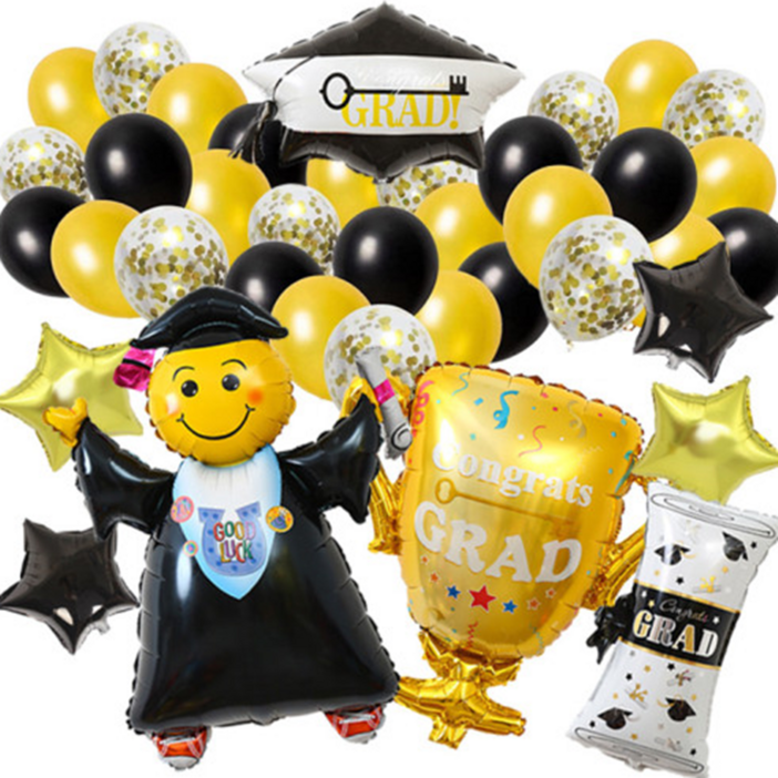 이니월드 졸업파티용품 모음 곰돌이 졸업생 입학 축하 풍선