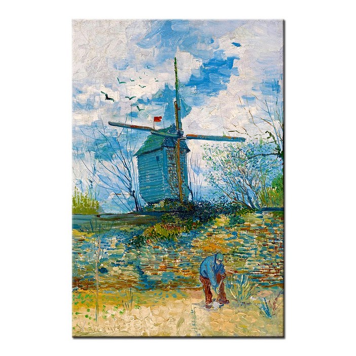 빈센트 반 고흐 캔버스 액자 카페 거실 명화 인테리어, 26.물렝 드 라 갈렛