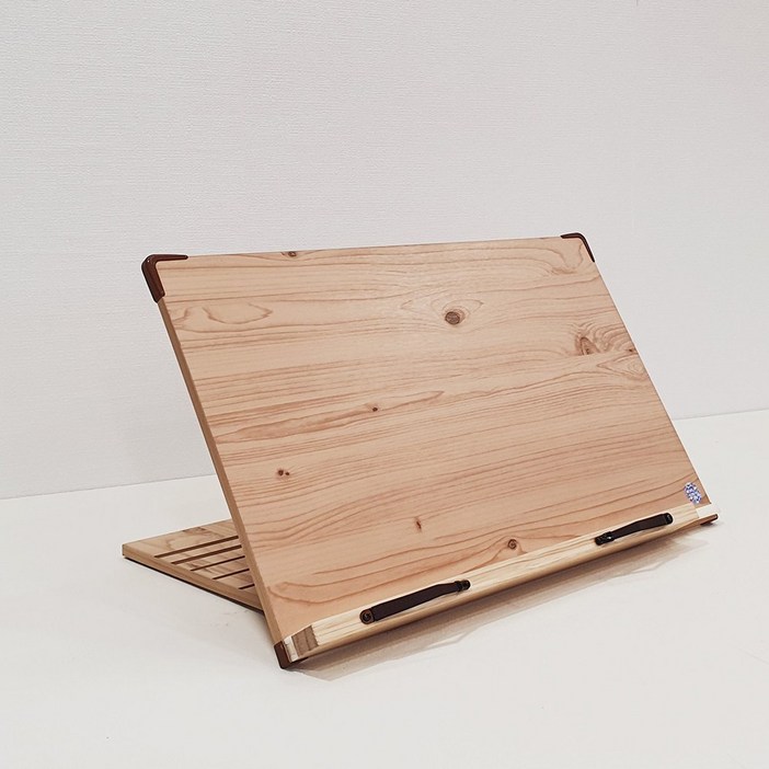 위즈독서대 에이블47 독서대 우드색 47A1 슬라이드레일 1단독서대