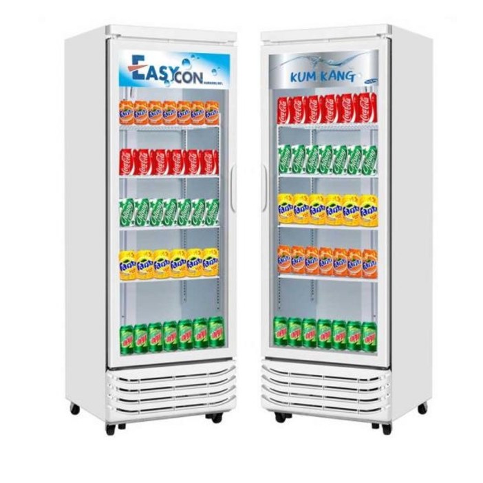 금강물산 업소용 간냉식 쇼케이스 냉장고 420L KRF479R