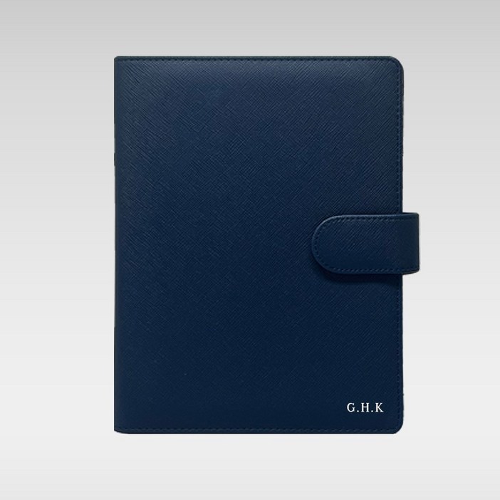 2026 이니셜스 6공 사피아노 기본형 다이어리  이름 로고 각인 A5 B6 만년 DIARY 회사 플래너, 사피아노 기본형 네이비