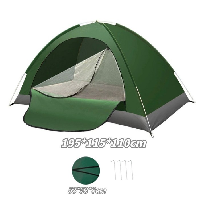 원터치 텐트 캠핑 그늘막 텐트 캠핑 텐트 휴대하기 쉽고 수납이 간편하며