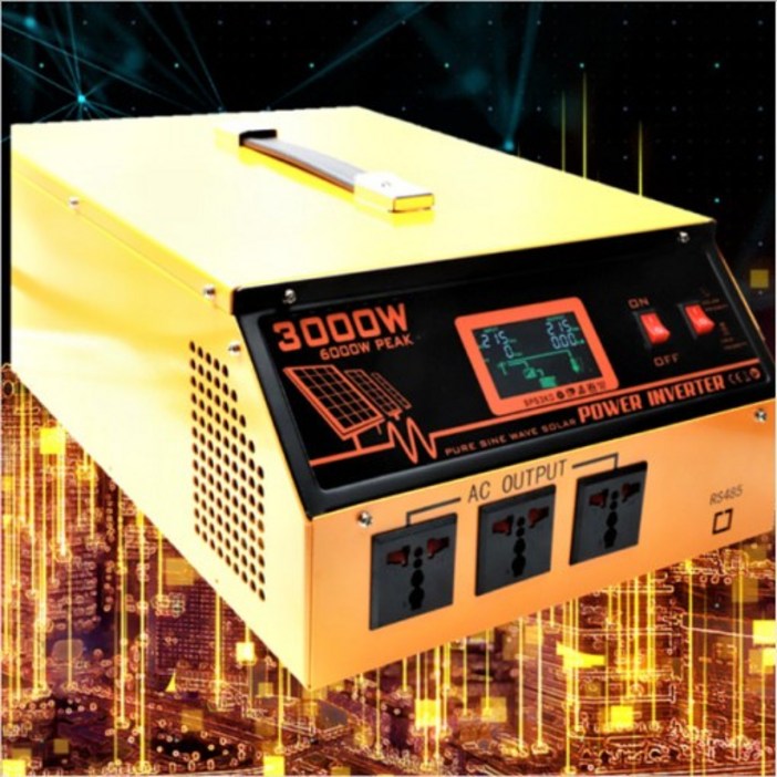 벨류텍 태양광 UPS 멀티 인버터 24V 2000W 3000W ACDC 공용 가정 캠핑, 1개