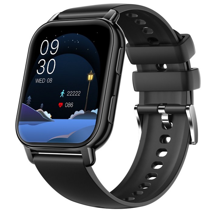 한정특가웨어러블 통화 스마트워치 P5S 한글판 1.85인치, GPS 블루투스, 4.7cm, 블랙