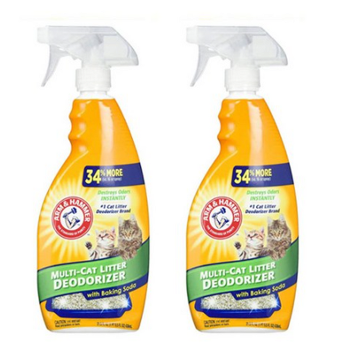 암앤해머 고양이모래 탈취제 636ml x2개 스프레이형 암앤해머 고양이모래 탈취제 636ml x2개 스프레이형