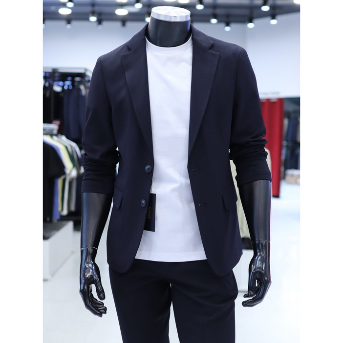 STCO S/S 여름 네이비 에센셜 트윌 셋업 세트 (릴렉스핏) SEJVB01SET