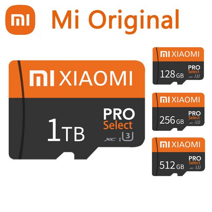 샤오미 정품 마이크로 SD 메모리 카드 TF SD 카드 128GB 256GB 512GB 미니 메모리 카드 클래스 10 카메라 휴대폰 2023 1TB 신제품, 01. Card reader