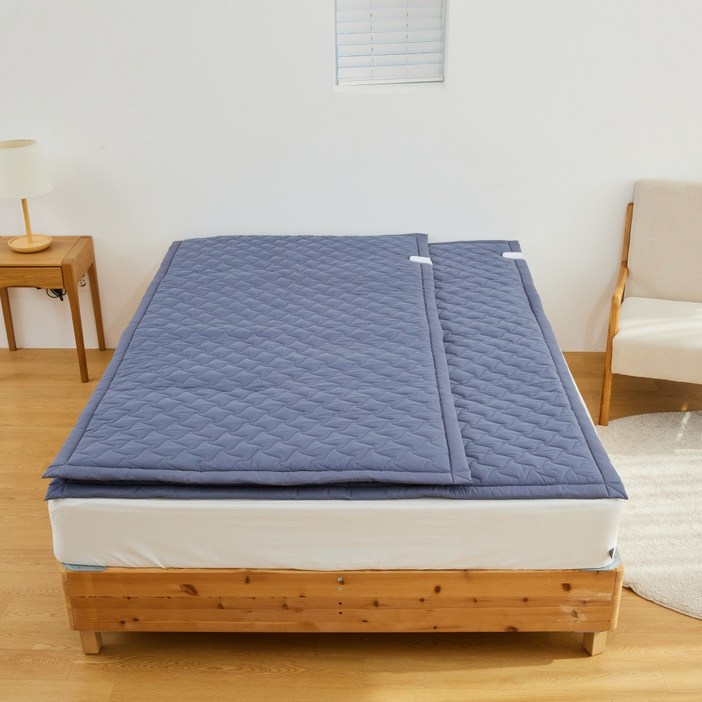 [26년 두툼토퍼형]한일의료기 전자파없는 탄소매트 1위 EMF 1인용 전기장판 전기매트 전기요, 슈퍼싱글(110x200)