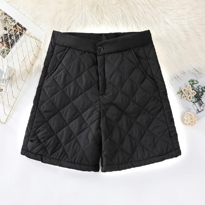 골프 패딩반바지 누빔 누비 바지 퀼팅