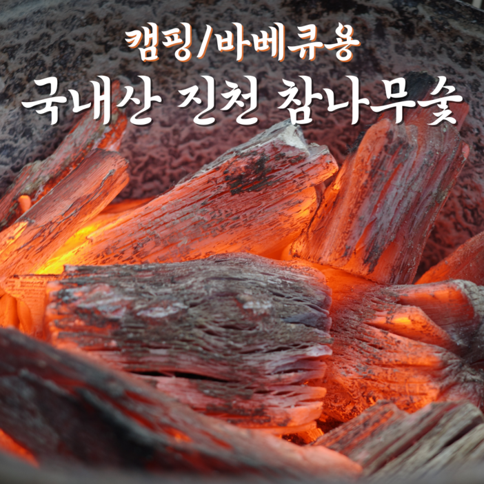 진천참숯 국내산 참나무 숯 흑탄 숫 탈취 냄새제거 공기정화용 구이용 캠핑 바베큐 검탄 제습 가습, 1개, 20kg