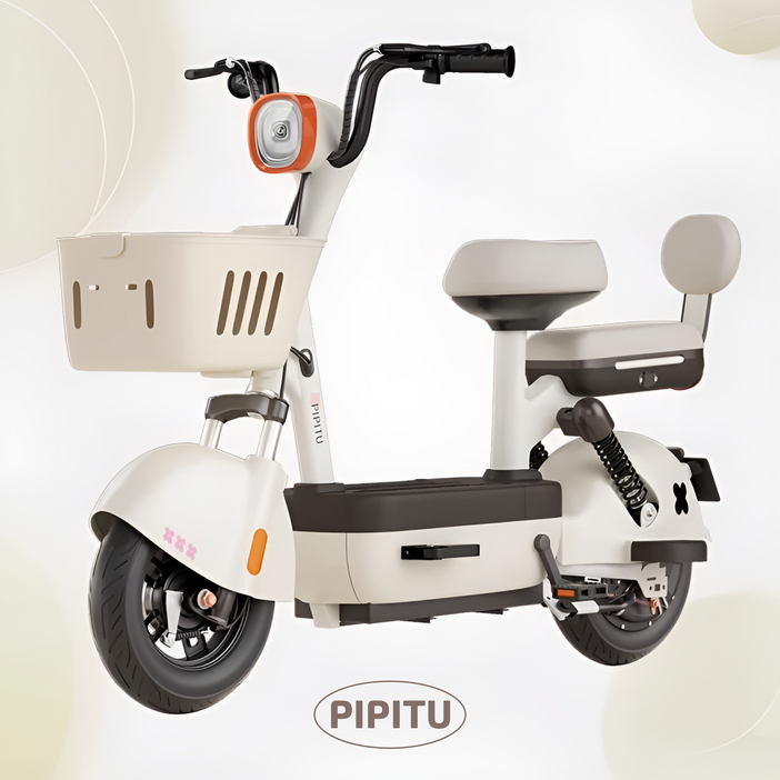 PIPITU 최신형 전기 자전거 자토바이 전동 자전거 바이크, 디럭스에디션 화이트, 카본 PIPITU 최신형 전기 자전거 자토바이 전동 자전거 바이크, 디럭스에디션 화이트, 카본