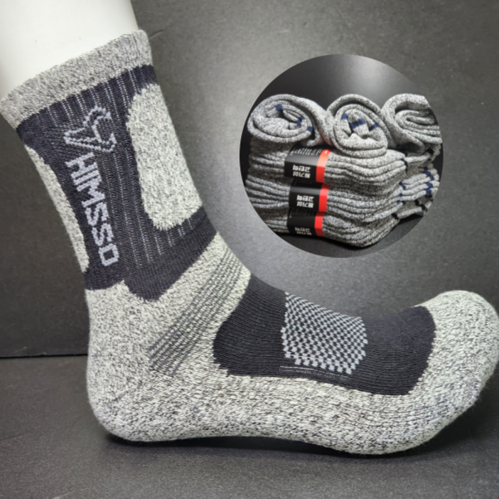 힘쏘 공장직영 등산양말  작업 두꺼운 이중바닥 양말