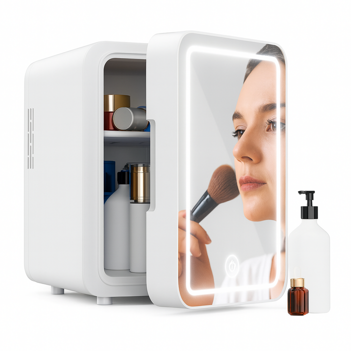네버폴드 LED 화장품냉장고 미니 스킨케어