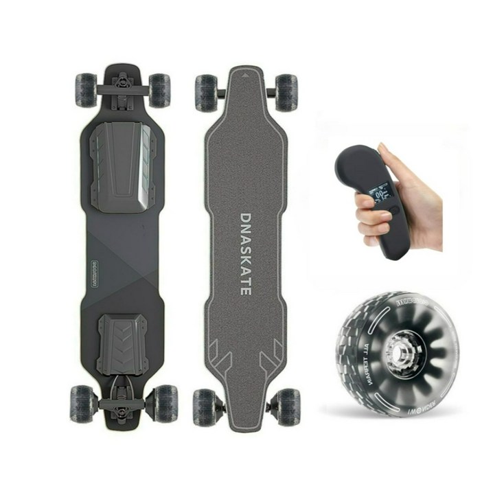 3세대 전동 스케이트보드 롱보드 듀얼모터 속도45KM LED 컨트롤러 50KM주행거리