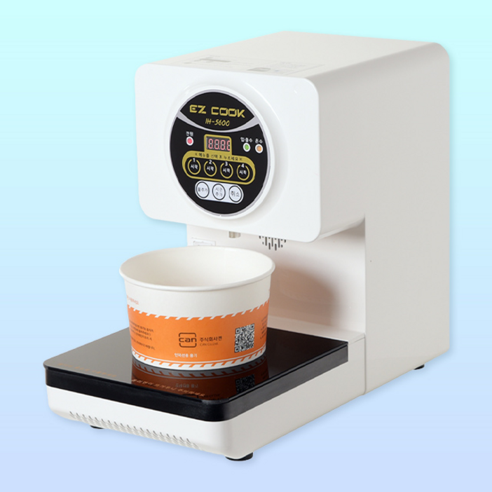 IH5600 이지쿡 주캔 신상품 라면끓이는기계 인덕션종이용기사용정수필터장착수도및생수통연결, IH5600