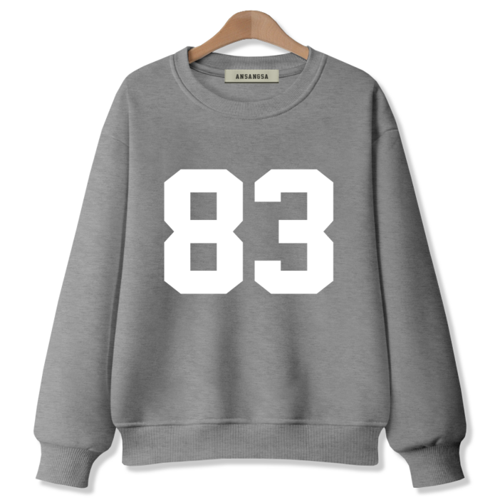 [ANSANGSA] 83 남녀공용 맨투맨 스웨트셔츠