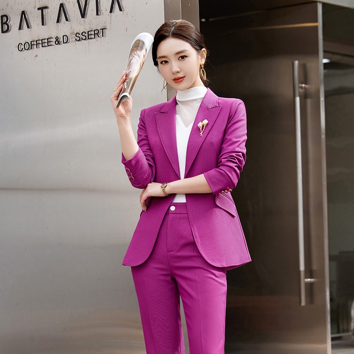 미미앤느 하이엔드 블레이저 풀오버 정장 세트