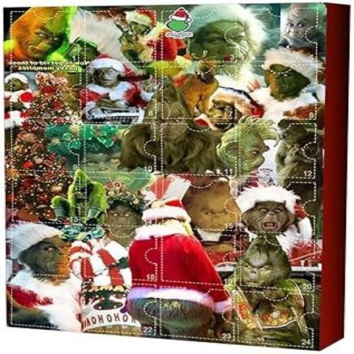 그린치 토이스 Z11 와 어른을 위한 2023년 어드벤처 캘린더 24일 카운트다운 크리스마스 트리 장식 그린치즈11 2023 2024