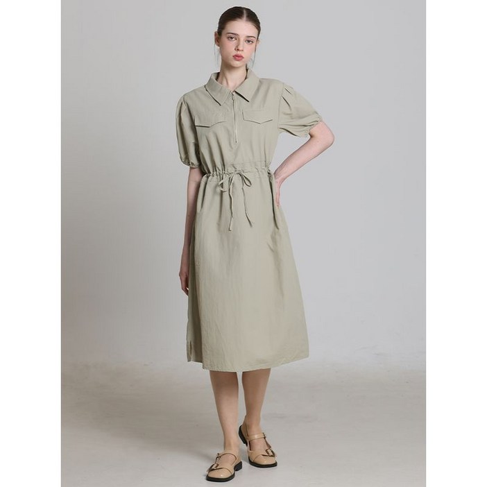 오조크 카라 집업 원피스 택가격 114000원