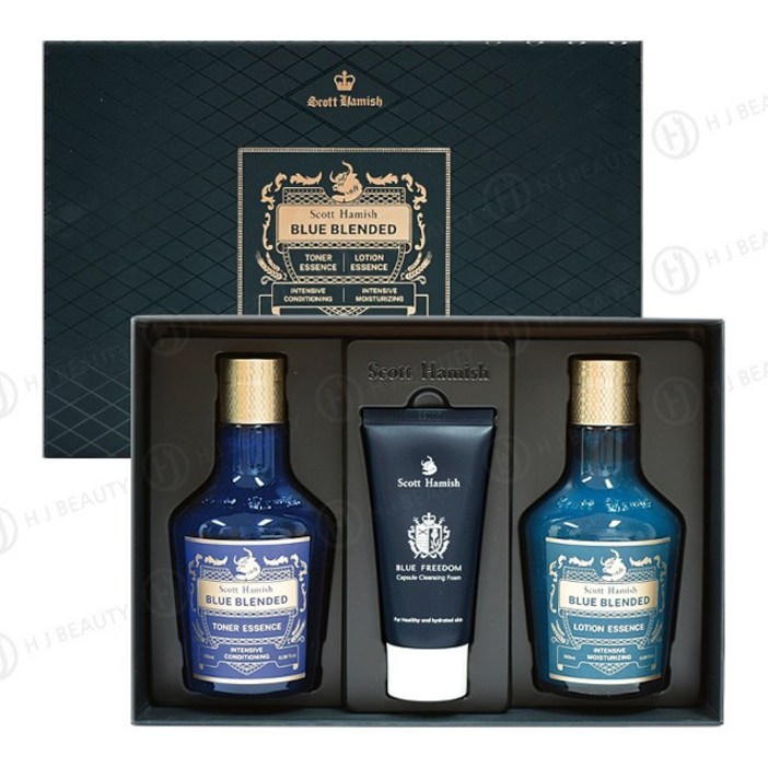 스콧해미쉬 블루 블렌디드 스페셜 기프트 세트 (토너180ml+로션180ml+클렌징폼50ml) 오늘출발