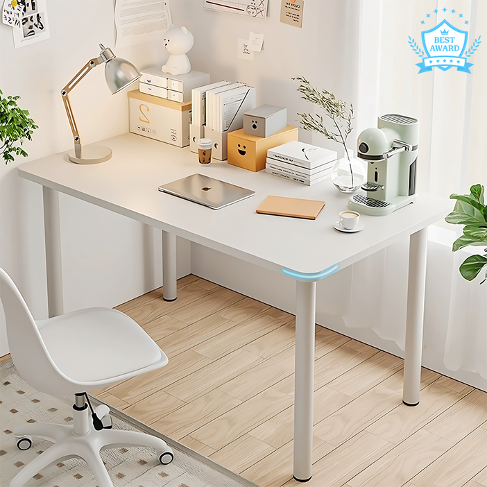 Unihome 튼튼한 고급 컴퓨터 책상 다용도 화이트 테이블 Unihome 튼튼한 고급 컴퓨터 책상 다용도 화이트 테이블