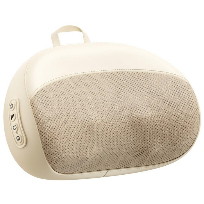 이고케어 휴대용 온열 목 허리 마사지기 안마기, 베이지, 단일상품