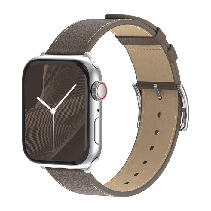 아이메이드잇 애플워치 호환 앱송 가죽밴드 스트랩, 에토프, 1개