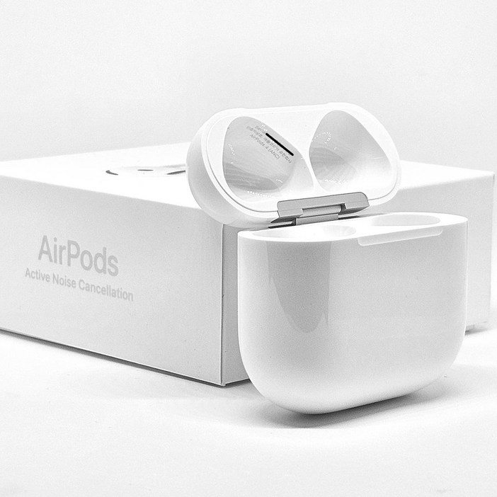 애플 새제품 에어팟 4세대 본체 ANC 노이즈캔슬링 충전케이스 에어팟4 충전기 철가루 스티커
