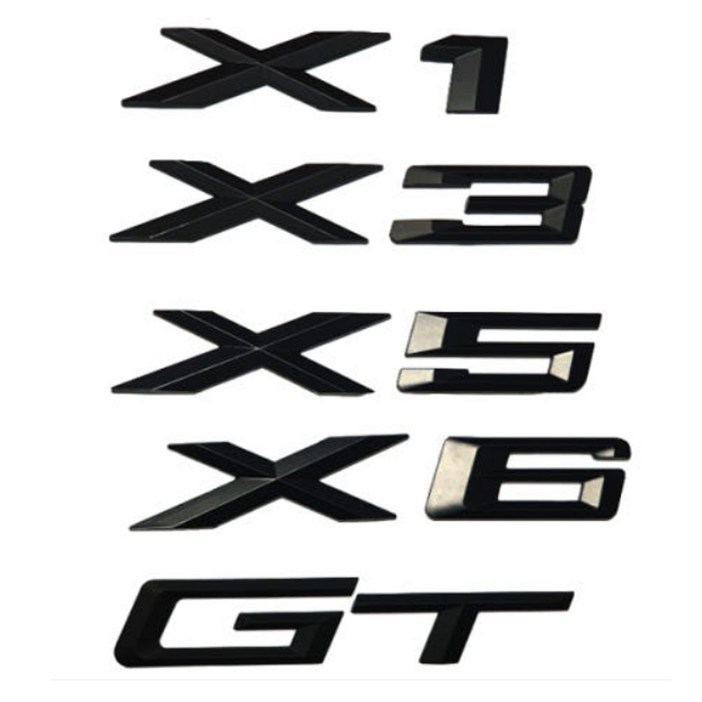 BMW 호환 엠블럼 레터링 액세서리 스티커엠블럼 X1 X3 X5 X6 GT엠블럼 무광블랙