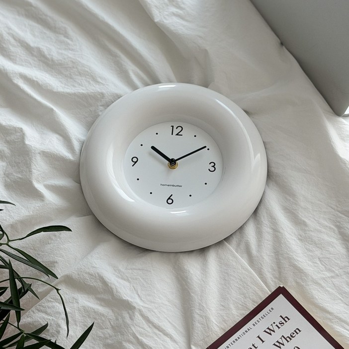 베이글 미니 무소음 벽시계