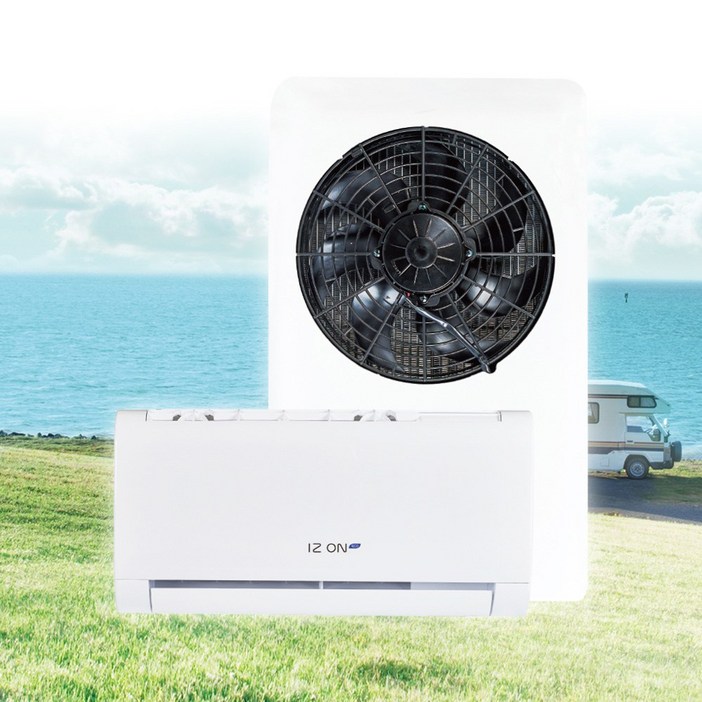 무시동,12V, 캠핑카,카라반 차량용벽걸이에어컨 아이즈온에코