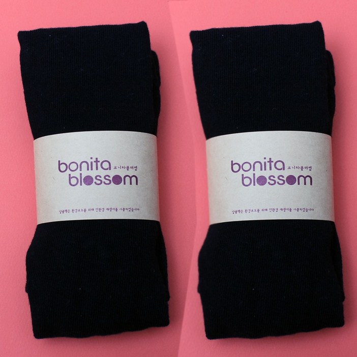 케이링크365 아동타이즈 2025 여아 남아 무지 타이즈 2켤레 묶음