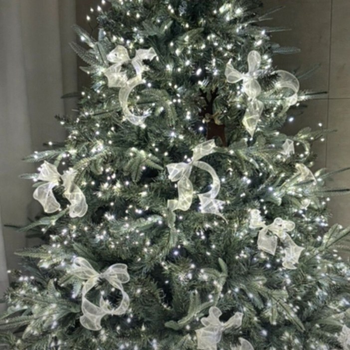 상일상회 크리스마스 트리 리본 장식 오너먼트 완제품