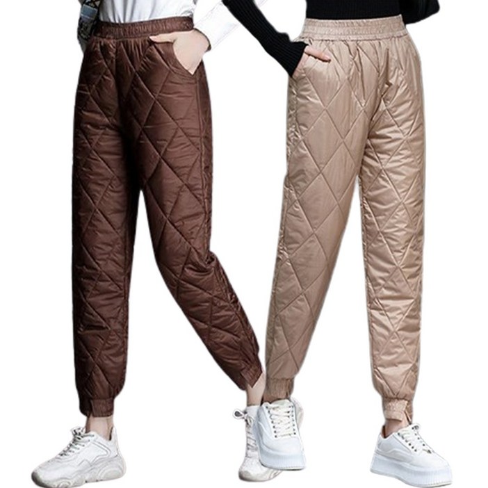 로로스키니 11 여자 솜 누빔 패딩 바지 여자 기모 융 팬츠 LS0153