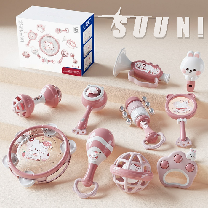 SUUNI 유아완구세트 익살꾸러기 어린이완구 손북악기 10종세트